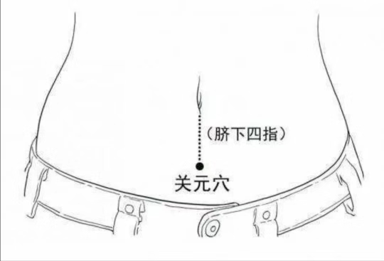 (膝窩處取) 關元:(臍下3寸) 腎俞:(腰部第2腰椎棘突下,命門旁開