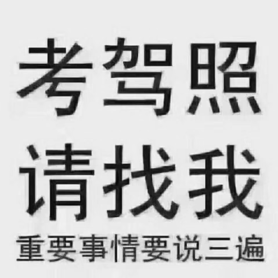 要考駕照的可以找我