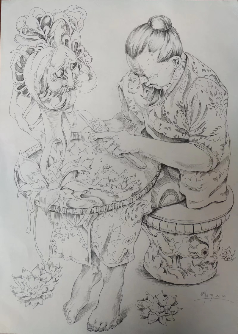 广州这边没几个 em>油画 /em>工作室,又想那就从事美术吧,但依旧很难