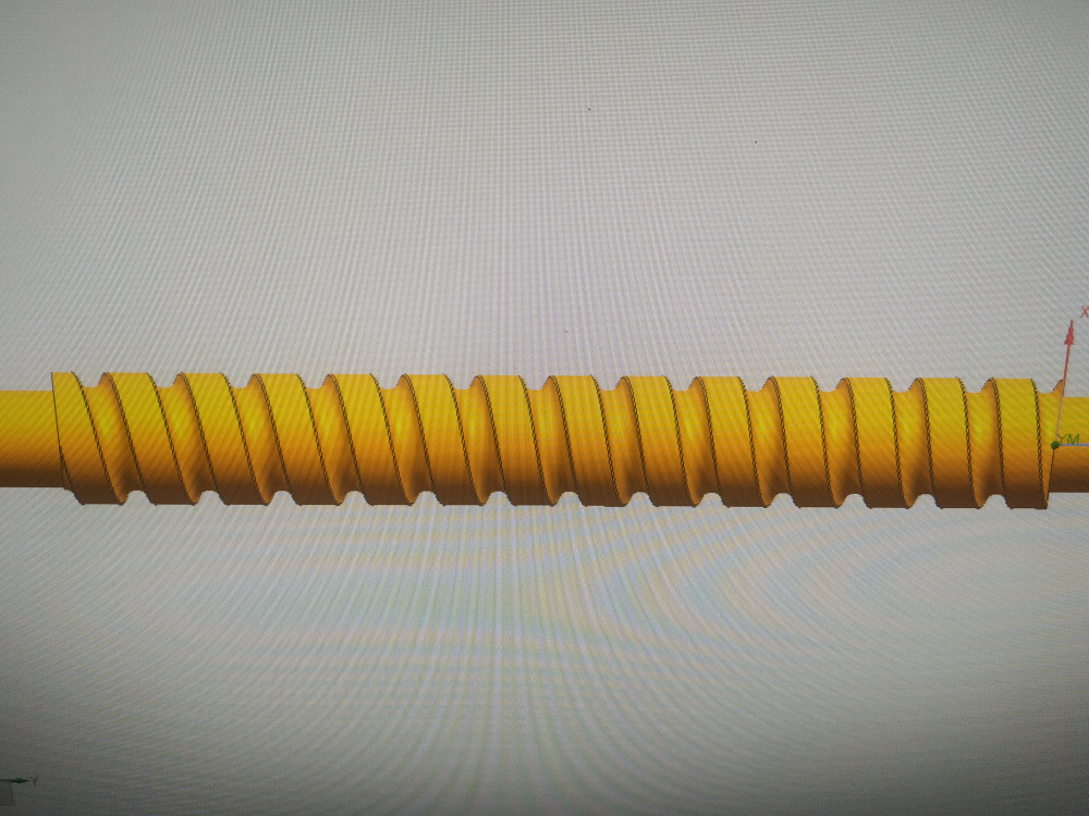 看看实在没招了把十几年前学的caxa搬出来用前几天老板还说圆弧螺纹用