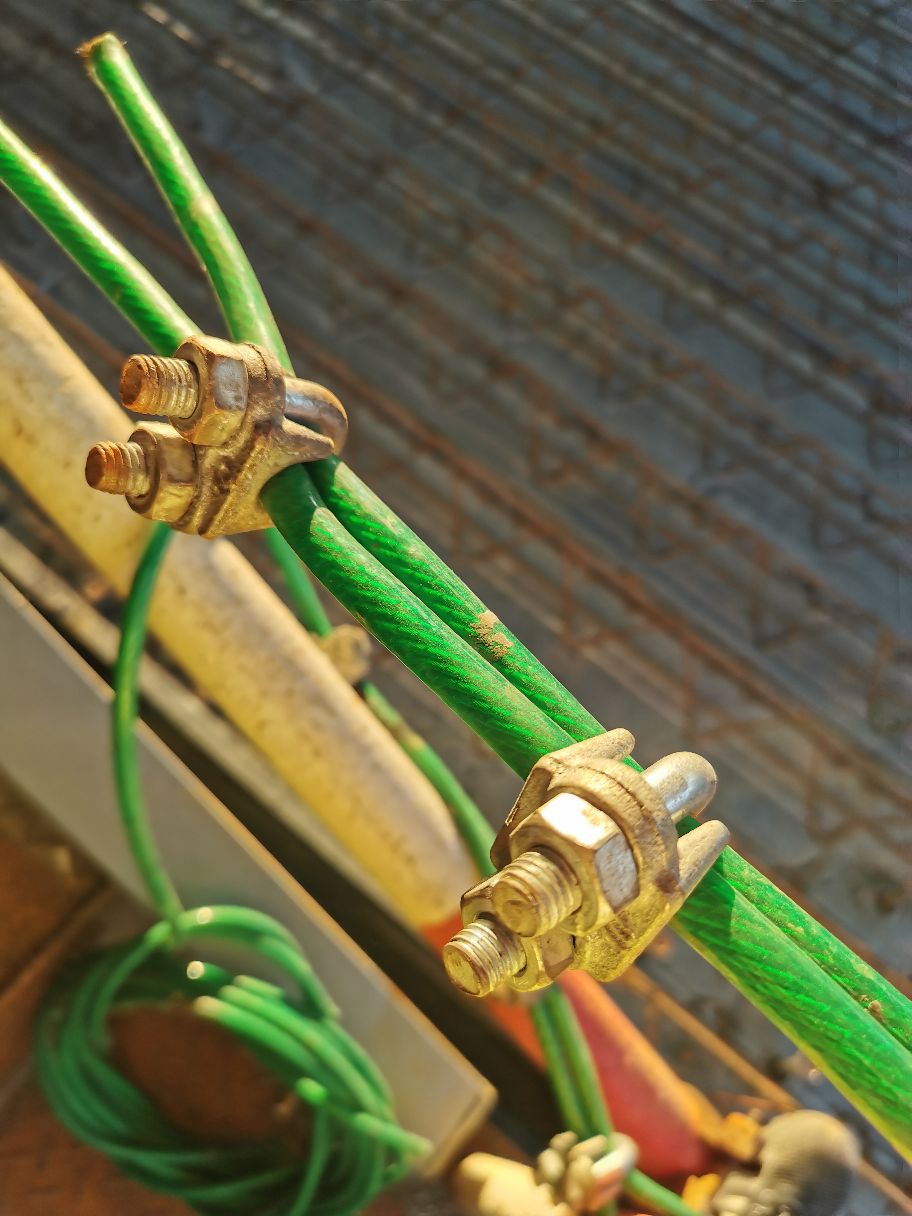 生命线钢绳连接处双扎头固定 ​​_职q!