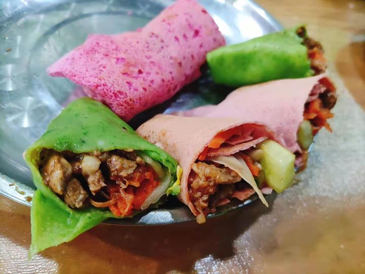 明天月莱月美美食派对,彩色卷饼约起来[色][色][色]自己来扣1,带 em>