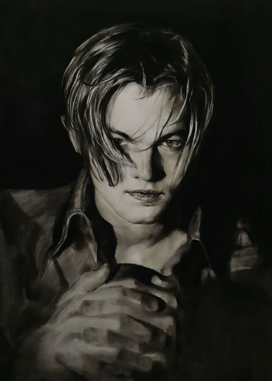 高二画的赫西和大一画的莱昂纳多