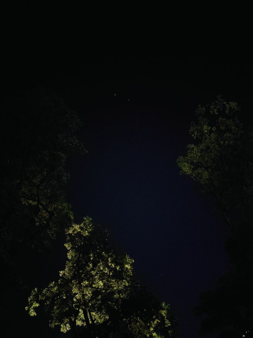 5宽,第一次在公园宽宽的木凳上躺下了,仰望着夜幕